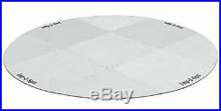Aqua Lay-Z-Spa Round Ground Floor Mat Protector Insulated Ground Base Sheet Grey 