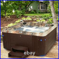 100-Jet Hot Tub Acrylic Spa Jacuzzi with Bluetooth, 3 pumps, Seats 6, therapeutic