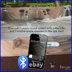 100-Jet Hot Tub Acrylic Spa Jacuzzi with Bluetooth, 3 pumps, Seats 6, therapeutic