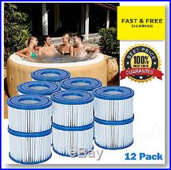 12 Pack Lay Z Lazy Hot Tub Spa Pool Miami Vegas Monaco Hawaii Cartridge Filter