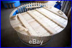 Ø 1.80m WOODEN HOT TUB WITH PLASTIC inner- 12 years producing experience