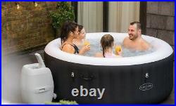 2021 Lay Z Spa Miami Black 4 People Hot Tub Jacuzzi BRAND NEW lazyspa cleverspa