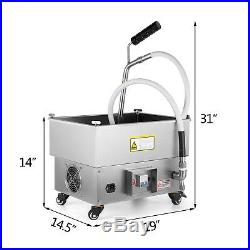 22L Fryer Oil Filter Machine Commercial Oil Filtration System