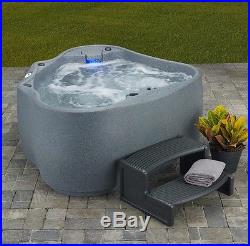 2 Person Hot Tub Jacuzzi Spa Outdoor With Waterfall And Led Lights