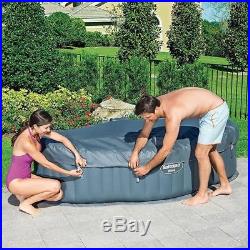 2 Person Inflatable Hot Tub Portable Outdoor Porch Lawn Spa Air Bubble Massage