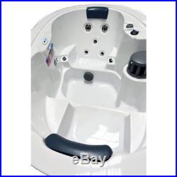 2 Person White Shell Spas Hot Tub Stainless 13 Jets W Underwater LED Light New