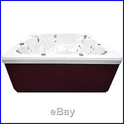 350Gallon Durable Outdoor 6Person 71-Jet Spa Jacuzzi Stainless Jets Hot Tub
