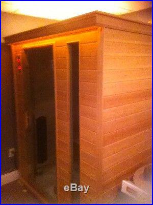 3 person deluxe sauna