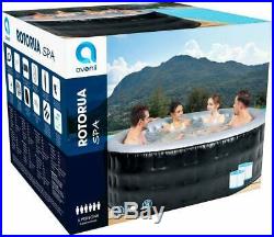 4 6 Person Avenli Rotorua Spa Jacuzzi Hot Tub Inflatable Garden Outdoor Patio