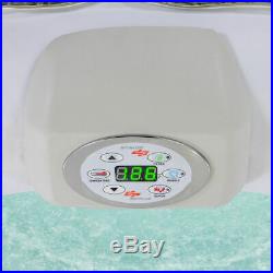 4-6 Person Inflatable Hot Tub Outdoor Jets Portable Heated Bubble Massage Spa