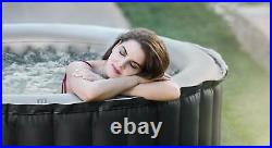 4 Bathers Inflatable Hot Tub Spa Jacuzzi Home Holiday Garden Fun Accessories