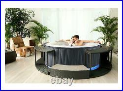 4 Bathers Mspa Aurora Inflatable Hot Tub Spa Jacuzzi Home Holiday Garden Fun