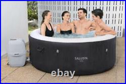 4-Person Bestway Portable Inflatable Round Air Jet Hot Tub Spa 2-4 adults 60002E