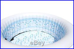 4 Person Inflatable Hot Tub Jacuzzi Portable Massage Spa Bubble AirJet Heated
