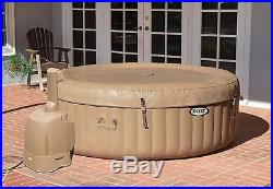 4-Person Inflatable Hot Tub PureSpa Portable Bubble Massage Spa Set