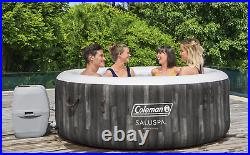 4 Person Inflatable Hot Tub Spa with Cover + Repair Patch