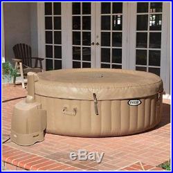 4-Person Inflatable Portable Heated Bubble Hot Tub Intex Pure Spa