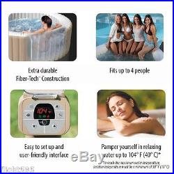 4 Person Inflatable Portable Heated Spa Bubble Hot Tub Massage Pool Jacuzzi New