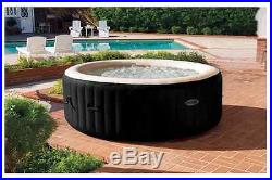4 Person Spa Inflatable Portable Hot Tub Six Filter Cartridges Bubble Massage