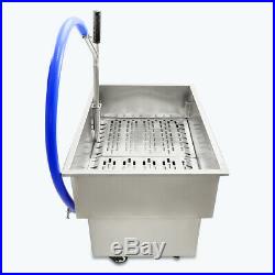 58L Commercial Fryer Burner Machine with Oil Filter System Deep Fryer Catering