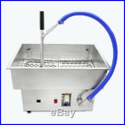 58L Commercial Oil Filtration System Fryer Oil Filter Machine Stainless Steel
