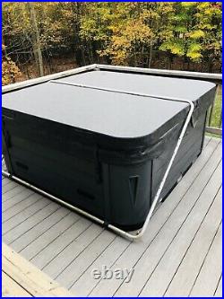 5 Person Outdoor Passion Spa Hot Tub with 50 Jets Waterfall, LED Lighting
