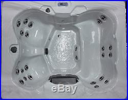 5 Person Outdoor Whirlpool Spa Hot Tub with 23 Therapy Stainless Steel Jets