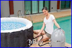 60 Jet Inflatable Hot Tub Indoor Outdoor Jacuzzi Backyard Deck Heat Pool