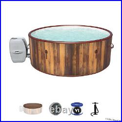 6' 7 Person Portable Inflatable Hot Tub Spa Pool + Cover Pump Set for 5-7 Adult