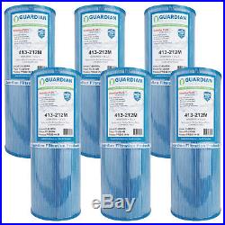 6 Pack Antimicrobial Spa Filter Fit Unicel C-4950RA Pleatco PRB50-IN-M FC-2390M