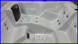 6 Person 110V Outdoor Whirlpool Spa Hot Tub with 26 Therapy Stainless Steel Jets