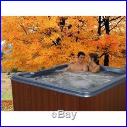 6-Person 53-Jet Spa Hot Tub Massage Spa Jacuzzi Bubble WithHard Cover LED Light