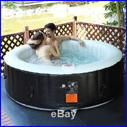 6 Person Heated Hot Tub Massage Jacuzzi Inflatable Delight Bubble SPA Bath Pool