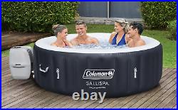 6 Person Inflatable Hot Tub Spa, Leather, Cover & Repair Included