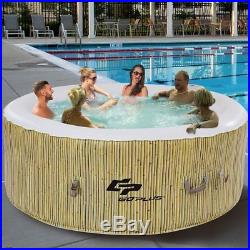 6 Person Portable Inflatable Hot Tub Outdoor Jacuzzi Jets Bubble Massage Spa NEW