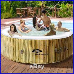 6 Person Portable Inflatable Hot Tub Outdoor Jacuzzi Jets Bubble Massage Spa NEW