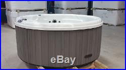 6 Person Round Outdoor Whirlpool Spa Hot Tub w 16 Therapy Stainless Steel Jets