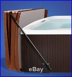 7 Person 65 Jet Hot Tub Spa Mahogany with Steps & Cover 7 Seats
