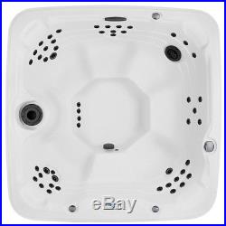 7-Person Spa Hot Tub 65 Hydrotherapy Jets Adjustable Water Fall 104 Degree Temp