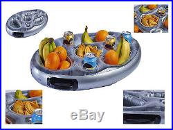 8 Compartment Inflatable Spa Bar Pool Hot Tub Side Tray For Food Drinks Snacks