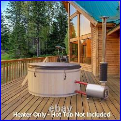 ALEKO External Wood-Burning Hot Tub Heater Equivalent to 10-15kW Heater