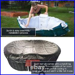 ALEKO Inflatable Improved Version 2 Prs Hot Tub 145 Gallon Up to 130 Bubble Jets