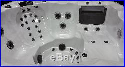 AUCTION 6 Person Outdoor Whirlpool Lounger Spa Hot Tub w 63 Stainless Steel Jets