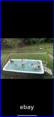 Amazing 17 Foot Barefoot Swim Spa Exercise Pool hydrotherapy Fiberglass Hot Tub