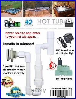 AquaFill Auto Fill Electronic Water Leveler for HotTubs- Complete Kit- Made USA