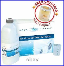 Aquafinesse with Chlorine Tablets + FREE Fragrance Hot Tub Spa Complete Kit