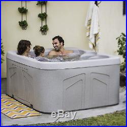Aquaterra Benicia Plug In 4 Person Hot Tub Spa with Cover (Certified Refurbished)