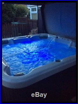 Balboa Hot Tub Jacuzzi with steps and insulated cover