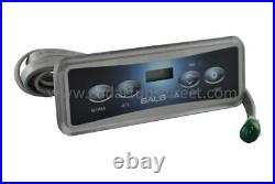 Balboa VL401 LCD Light Duplex Jets 4-button Panel