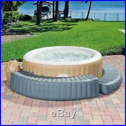 Bestway 2.00mx40cmx40cm Inflatable Lay-Z-Spa Surround Solid Step for Round Spa